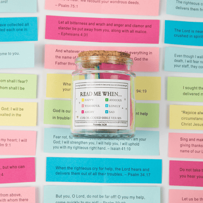 (Gifting Offer) Handmade 90 Day Bible Verse Jar