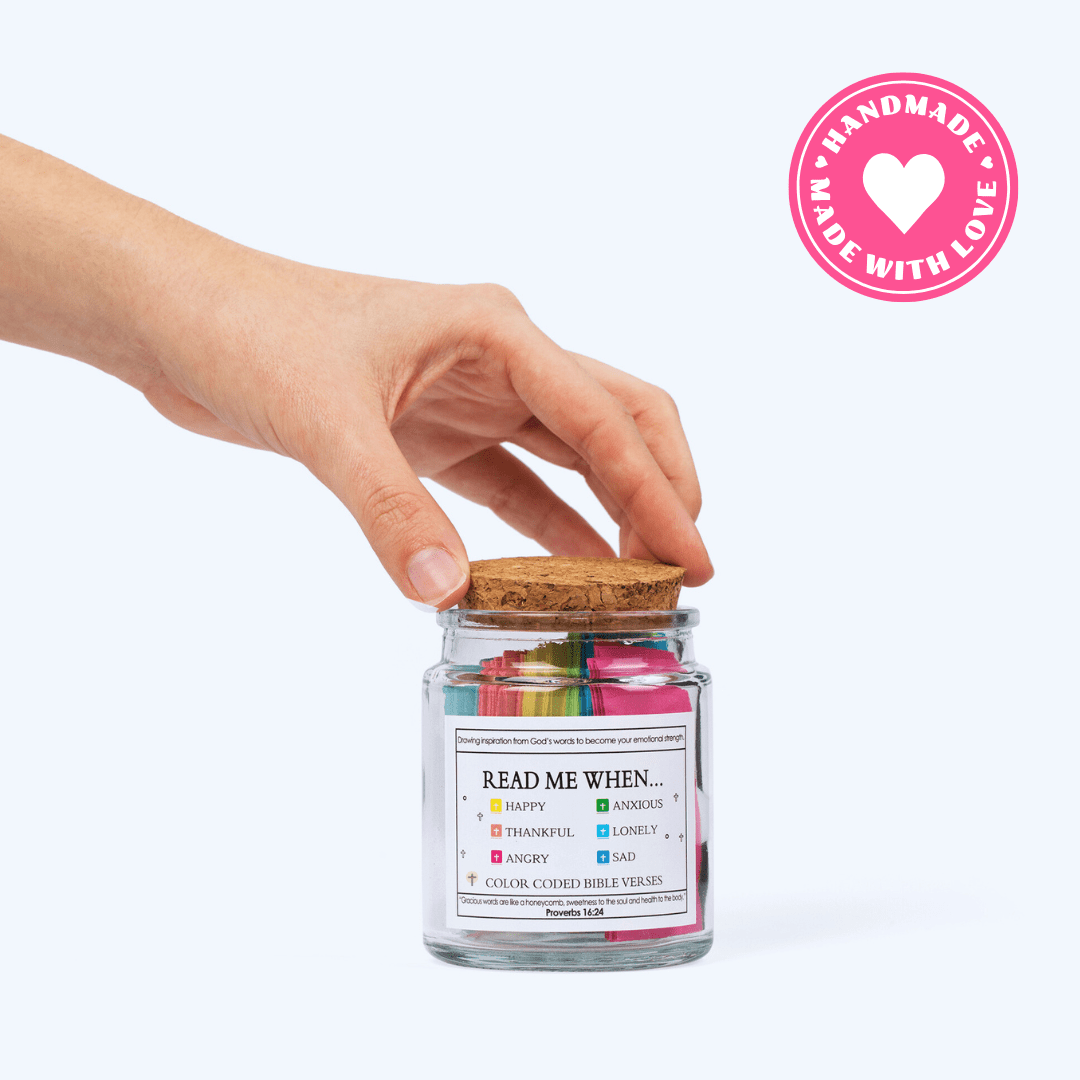 (Gifting Offer) Handmade 90 Day Bible Verse Jar